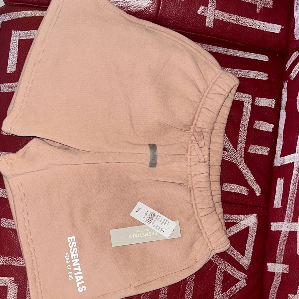 Essentials Blush Pink Casual Shorts